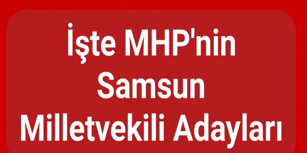 İşte MHP'nin Milletvekili Adayları