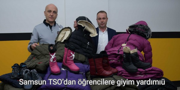 Samsun TSO’dan öğrencilere giyim yardımı