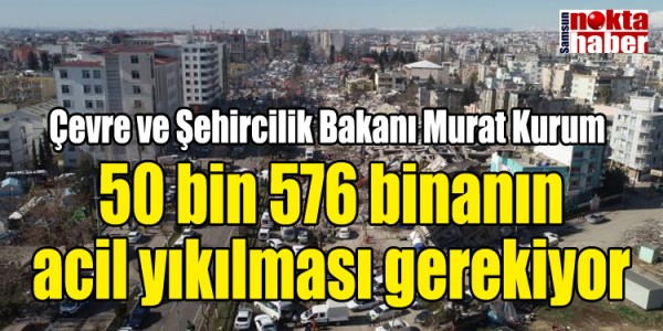 50 bin 576 binanın acil yıkılması gerekiyor