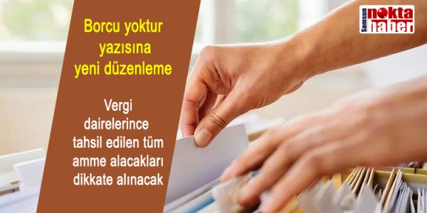 Borcu yoktur  yazısına yeni düzenleme