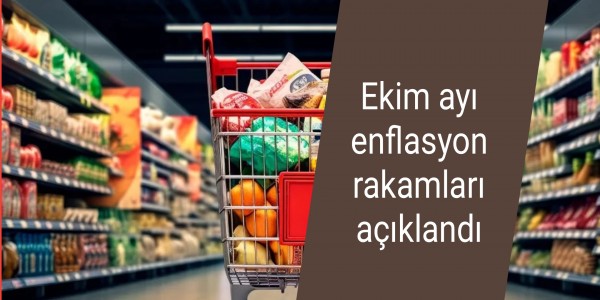 Ekim ayı enflasyon rakamları açıklandı