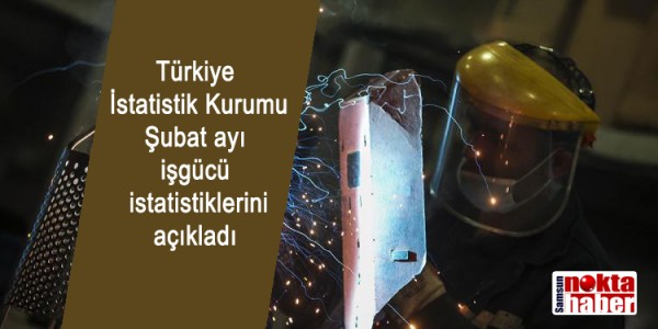 Türkiye İstatistik Kurumu Şubat ayı işgücü  istatistiklerini açıkladı