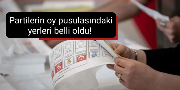 Partilerin oy pusulasındaki yerleri belli oldu! 