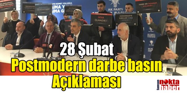 28 Şubat Postmodern Darbe basın Açıklaması