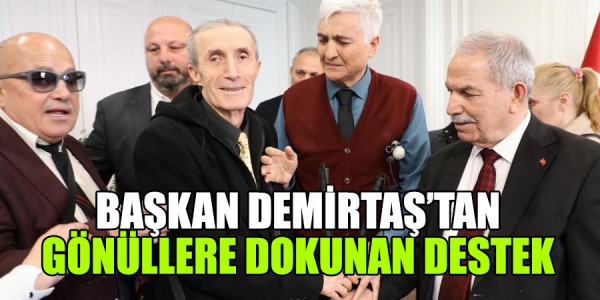 BAŞKAN DEMİRTAŞ’TAN GÖNÜLLERE DOKUNAN DESTEK