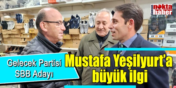 Mustafa Yeşilyurt’a  büyük ilgi
