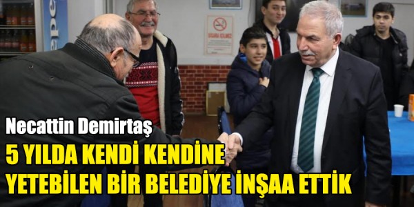 BAŞKAN DEMİRTAŞ HERKESİN BAŞKANI OLACAĞIM SÖZÜMÜ YERİNE GETİRDİM
