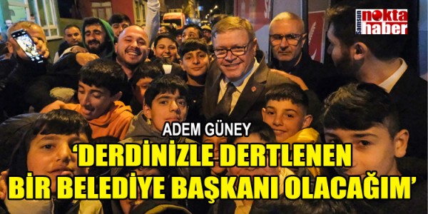 ADEM GÜNEY, DEDEDAĞ MAHALLESİNDE KONUŞTU: ‘EN BASİT SORUNLARI BİLE ÇÖZEMEYEN BELEDİYE BAŞKANLARINI DEĞİŞTİRİN’