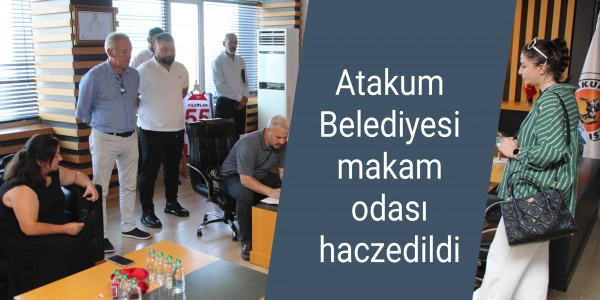 Atakum Belediyesi makam odası haczedildi