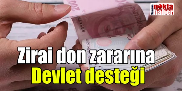 Zirai don zararına Devlet desteği