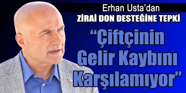 Erhan Usta'dan zirayi don desteğine tepki Çiftçinin Gelir Kaybını Karşılamıyor