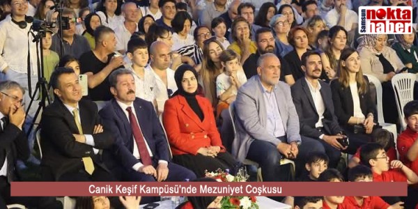 Canik Keşif Kampüsü'nde Mezuniyet Coşkusu