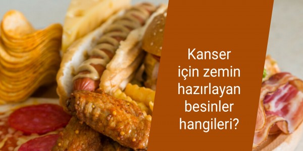 Kanser için zemin hazırlayan besinler hangileri?
