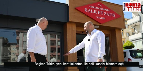 Başkan Türkel yeni kent lokantası ile halk kasabı hizmete açtı