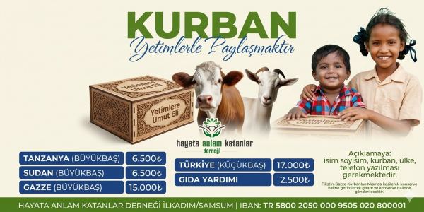 Kurban Bağışlarıyla Yetimlere Umut Eli