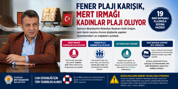 Fener Plajı Karışık, Mert Irmağı Kadınlar Plajı Oluyor
