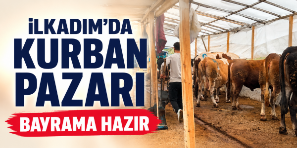İlkadım’da Kurban Pazarı Bayrama Hazır